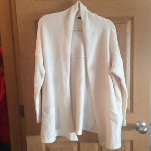Size medium white cardigan
